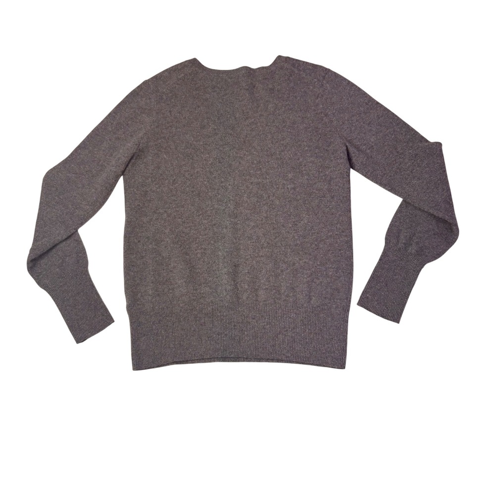 Halogen Cashmere V Neck Sweater Women's XL Gray Long Sleeve‎ Pullover